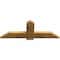Ekena Millwork Eugene Rough Sawn Timber Gable Bracket, Western Red Cedar, 48"W x 18"H x 2"D x 6"F, 9/12 Pitch GBW048X18X0206EUG00RWR - alternate 2